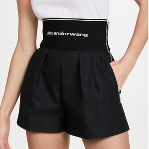 alexander wang logo waist safari shorts size 6